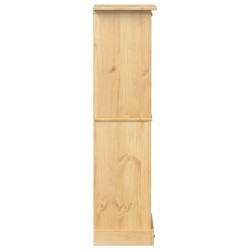 vidaXL Portabottiglie Vino Corona 56x35x120 cm Legno Massello di Pino