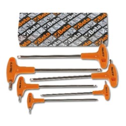 Beta Tools Set Chiavi Esagonali Testa a Sfera Sfalsate 6 pz 96TBP/S6