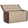 Baule Beige e Marrone 122x56x63 cm