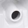 vidaXL Vaso WC in Ceramica Base con Scarico Dietro Bianco