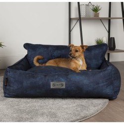 Scruffs & Tramps Lettino per Cani Kensington L 90x70 cm Blu Navy