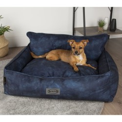 Scruffs & Tramps Lettino per Cani Kensington L 90x70 cm Blu Navy