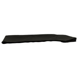 vidaXL Bimini di Prua con Tendalino 4 Archi Nero 239x184x131 cm