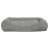 Cuccia per Cani con Cuscini Grigio 75x58x18 cm Tessuto Oxford