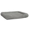 Cuccia per Cani con Cuscini Grigio 115x100x20 cm Tessuto Oxford