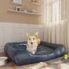 vidaXL Cuccia per Cani Blu Scuro 105x80x25 cm Similpelle