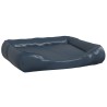 vidaXL Cuccia per Cani Blu Scuro 80x68x23 cm Similpelle