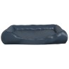 vidaXL Cuccia per Cani Blu Scuro 80x68x23 cm Similpelle