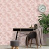 DUTCH WALLCOVERINGS Carta da Parati Alberi Tropicali Rosa