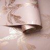 DUTCH WALLCOVERINGS Carta da Parati Alberi Tropicali Rosa