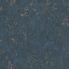 DUTCH WALLCOVERINGS Carta da Parati Motivo Marmo Blu e Oro