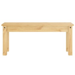 vidaXL Panca da Pranzo Panama 105x30x45 cm in Legno Massello di Pino