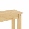 vidaXL Panca da Pranzo Panama 105x30x45 cm in Legno Massello di Pino