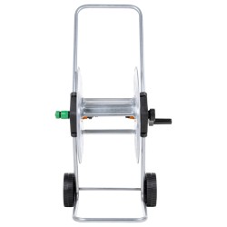 vidaXL Carrello Avvolgitubo per Tubo Flessibile 60 m 1/2" in Acciaio