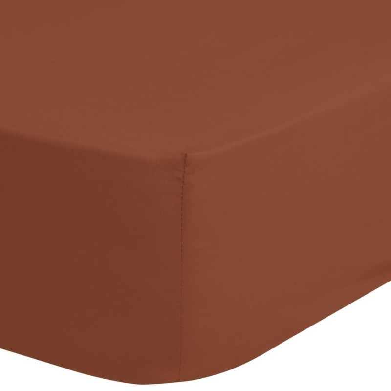 Good Morning Lenzuolo con Angoli Jersey 180x220 cm Terracotta