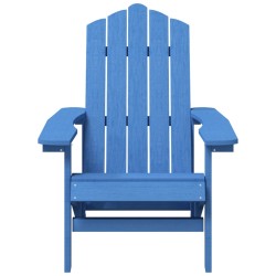   Sedia da Giardino Adirondack Blu Acqua HDPE