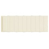 vidaXL Cuscino per Lettino Crema 180x60x3 cm in Tessuto Oxford