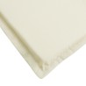 vidaXL Cuscino per Lettino Crema 180x60x3 cm in Tessuto Oxford