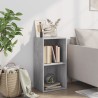 vidaXL Libreria 5 Ripiani Grigio Cemento 40x30x76,5 Legno Multistrato