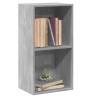 vidaXL Libreria 5 Ripiani Grigio Cemento 40x30x76,5 Legno Multistrato