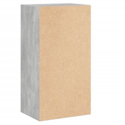 vidaXL Libreria 5 Ripiani Grigio Cemento 40x30x76,5 Legno Multistrato