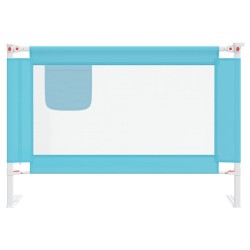 vidaXL Sponda Letto di Sicurezza per Bambini Blu 100x25 cm in Tessuto