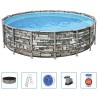 Bestway Set Piscina Power Steel 488x122 cm