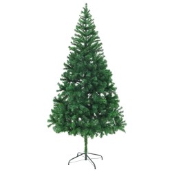 Albero di Natale Artificiale Supporto Acciaio 210 cm 910 Rami