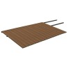 Listoni Decking WPC con Accessori Marroni e Grigi 30 m² 2,2 m