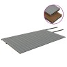 Listoni Decking WPC con Accessori Marroni e Grigi 36 m² 2,2 m