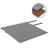 Listoni Decking WPC con Accessori Marroni e Grigi 20m² 2,2 m