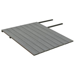 vidaXL Listoni Decking WPC con Accessori Marroni e Grigi 16 m² 2,2 m