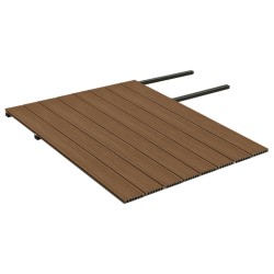 vidaXL Listoni Decking WPC con Accessori Marroni e Grigi 16 m² 2,2 m