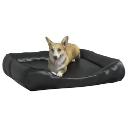 vidaXL Cuccia per Cani Nera 80x68x23 cm in Similpelle