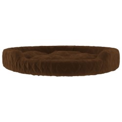 vidaXL Lettino per Cani Marrone 90x70x23 cm in Peluche