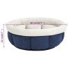 vidaXL Cuccia per Cani 50x50x22 cm Blu