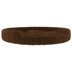 Lettino per Cani Marrone 70x55x23 cm in Peluche