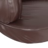 vidaXL Letto per Cani Ergonomico Gommapiuma Marrone 88x65cm Similpelle