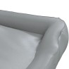 Cuccia per Cani Grigio Chiaro 105x80x25 cm Similpelle