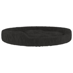 Lettino per Cani Nero 110x90x23 cm in Peluche