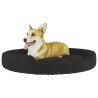 vidaXL Lettino per Cani Nero 70x55x23 cm in Peluche