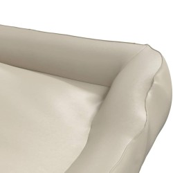 Cuccia per Cani Beige 120x100x27 cm in Similpelle