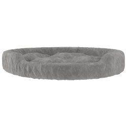 Lettino per Cani Grigio 70x55x23 cm Peluche