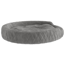 Lettino per Cani Grigio 70x55x23 cm Peluche