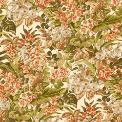 DUTCH WALLCOVERINGS Carta da Parati Floreale Verde