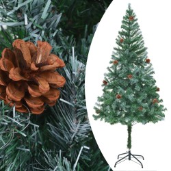 Albero di Natale Artificiale con Pigne 180 cm