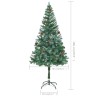 Albero di Natale Artificiale con Pigne 180 cm