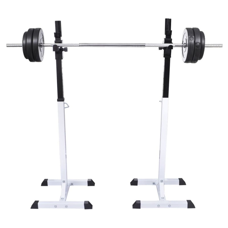 vidaXL Squat Set Supporti per Esercizi Sollevamento Pesi