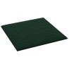 Pannelli Murali 12 pz Verde Scuro 30x30 cm in Tessuto 1,08 m²