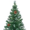 Albero di Natale Artificiale con Pigne 210 cm